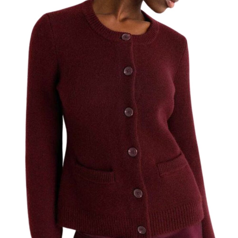 Quince Mongolian Cashmere Structured Cardigan